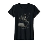 Bob Marley Catch A Fire - Camiseta para Guitarra Camiseta, Mujer, Negro, XXL