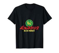 Bob Marley Éxodus Lion Negro Camiseta