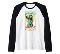 Bob Marley Exodus Singing Reggae Camiseta Manga Raglan
