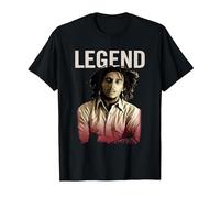 Bob Marley Leyenda Camiseta, Hombre, Negro, 6XL