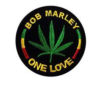 BOB MARLEY One Love parche patch bordado con logotipo para planchar de hierro en apliques