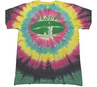 Bob Marley T Shirt Exodus Oval Logo Official Unisex Tie Dye Black, Camiseta Unisex Adulto, Black,