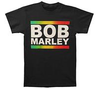 Bob Marley - T-Shirt # S Black Unisex # Rasta Band Block