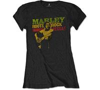Bob Marley - T-Shirt # Xl Ladies Black # Roots, Rock, Reggae