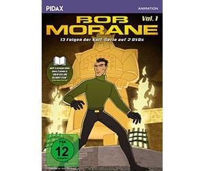 Bob Morane, Vol. 1 / 13 Folgen der beliebten Zeichentrickserie nach der Romanreihe von Henri Vernes + Booklet (Pidax Animation) [Alemania] [DVD]