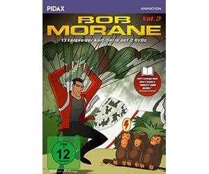 Bob Morane, Vol. 2 / Weitere 13 Folgen der beliebten Zeichentrickserie nach der Romanreihe von Henri Vernes + Booklet (Pidax Animation) [Alemania] [DVD]