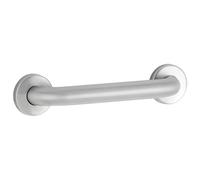 Bob Rick 5806.99 X 18 304 Stainless Steel Straight peened Grab Bar with Concealed Mounting and Snap Flange, satén acabado with peened Gripping Surface, diámetro de 1 - 1/4 x 18 Length by Bob Rick