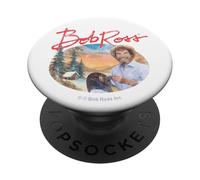 Bob Ross A Warm Winter PopSockets PopGrip Adhesivo