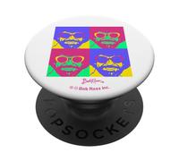 Bob Ross Bright Pop Art PopSockets PopGrip Adhesivo