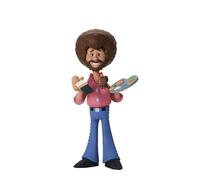 Bob Ross - Figura de acci n a escala 1/6 - Toony Classics Bob Ross con Peapod - NECA