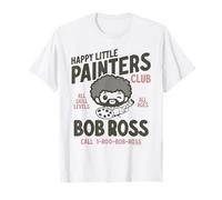 Bob Ross Happy Little Painters Club Camiseta