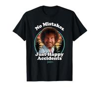 Bob Ross Happy Retro Camiseta