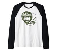 Bob Ross Just Let Your Imagination Go Camiseta Manga Raglan