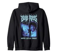 Bob Ross Little Trees Metal Sudadera con Capucha
