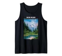 Bob Ross Mountain Serenity Camiseta sin Mangas