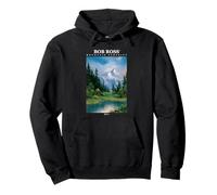 Bob Ross Mountain Serenity Sudadera con Capucha