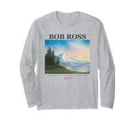 Bob Ross Pastel Skies Manga Larga