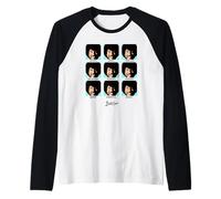 Bob Ross Pop Art Camiseta Manga Raglan