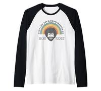 Bob Ross Rainbow Camiseta Manga Raglan