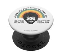 Bob Ross Rainbow PopSockets PopGrip Adhesivo
