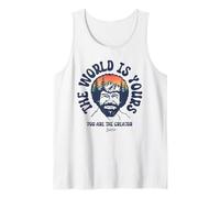Bob Ross The World Is Yours Camiseta sin Mangas