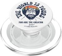 Bob Ross The World Is Yours PopSockets PopGrip para MagSafe