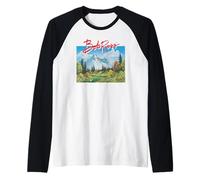 Bob Ross Valley Signature Camiseta Manga Raglan
