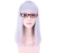 Bob Wigs For Women Fashion Sexy Medium Long Blonde Pink Orange Ombre Wig Cosplay Costume Hairpiece OneSize 558