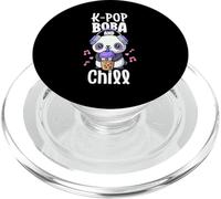 Boba and KPOP Shirt Kawaii K-Pop Merchandise KPOP and Chill PopSockets PopGrip para MagSafe