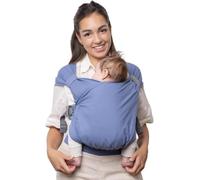 Boba Bliss Portabebés Recién Nacidos y Niños Pequeños, Mochila Portabebés Ergonómica, Fular Portabebé 2 en 1, Canguro para Bebé sin Ataduras, Fular Portabebé Suave y Elástico, 3-15kg (Vintage Blue)