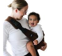 Boba Buddy Mochila Portabebés - Pana y Algodón, Ergonómico con Tirantes Ajustables, Hebilla de Seguridad y Asiento Amplio, Incluye Bolsa de Transporte a Juego (9-48 Meses/8-20 kg)