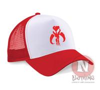 Boba Fett Mandaloriano Tapa Media Malla Retro Camionero Gorra Béisbol Star Wars