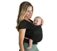 Boba Freedom Together Fular Portabebés Ergonómico. Ligero y Transpirable de Malla para Recién Nacidos y Bebés (3,2-15,9 kg), Fular Elástico de Verano, Talla Única, Black