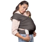Portabebés Boba, el original Portador de Bebés Elástico, Perfecto para Bebés Recién Nacidos y Niños de hasta 35 lbs. (Organic Dark Grey)
