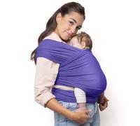 Boba Fular Portabebé Elástico, Algodón, Recién Nacido, Morado | Fular Portabebé Transpirable Manos Libres; sujeción Ergonómica y Segura del recién nacido al niño pequeño, 3-16 kg.