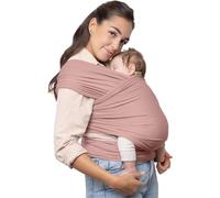 Boba fular portabebé para recién nacidos y niños - Porta bebés recién nacido elástico - Porteo bebé manos libres - Marsupio bebé - Porta bebé y niño de 3 a 15 kilos (Serenity Bloom)