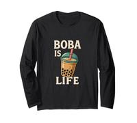 Boba Is Life - Té de Burbujas Manga Larga
