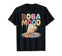 Boba Mood Cute Kawaii Bubble Tea Boba Vibe Camiseta