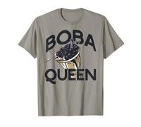 Boba Queen Bebida Té de Burbujas Cadera Perla Leche Camiseta
