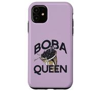 Boba Queen Bebida Té de Burbujas Cadera Perla Leche Carcasa para iPhone 11