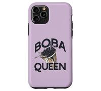 Boba Queen Bebida Té de Burbujas Cadera Perla Leche Carcasa para iPhone 11 Pro