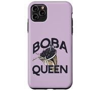Boba Queen Bebida Té de Burbujas Cadera Perla Leche Carcasa para iPhone 11 Pro MAX