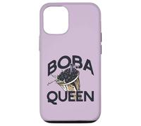 Boba Queen Bebida Té de Burbujas Cadera Perla Leche Carcasa para iPhone 12/12 Pro