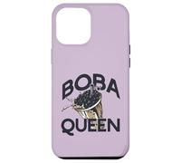 Boba Queen Bebida Té de Burbujas Cadera Perla Leche Carcasa para iPhone 12 Pro MAX