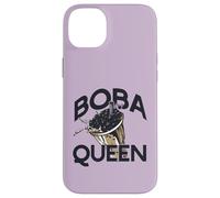 Boba Queen Bebida Té de Burbujas Cadera Perla Leche Carcasa para iPhone 14 Plus