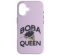 Boba Queen Bebida Té de Burbujas Cadera Perla Leche Carcasa para iPhone 16