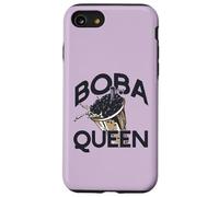 Boba Queen Bebida Té de Burbujas Cadera Perla Leche Carcasa para iPhone SE (2020) / 7/8