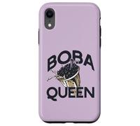 Boba Queen Bebida Té de Burbujas Cadera Perla Leche Carcasa para iPhone XR