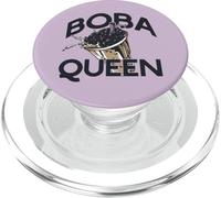 Boba Queen Bebida Té de Burbujas Cadera Perla Leche PopSockets PopGrip para MagSafe