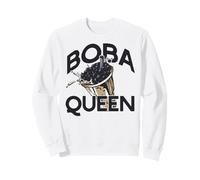 Boba Queen Bebida Té de Burbujas Cadera Perla Leche Sudadera